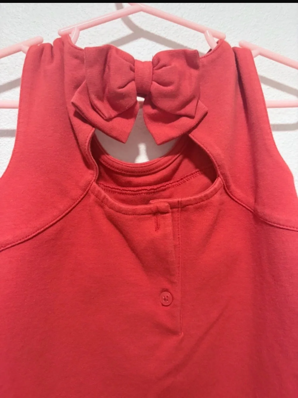 Janie and Jack Red Sleeveless Ruffle Dress for Girls